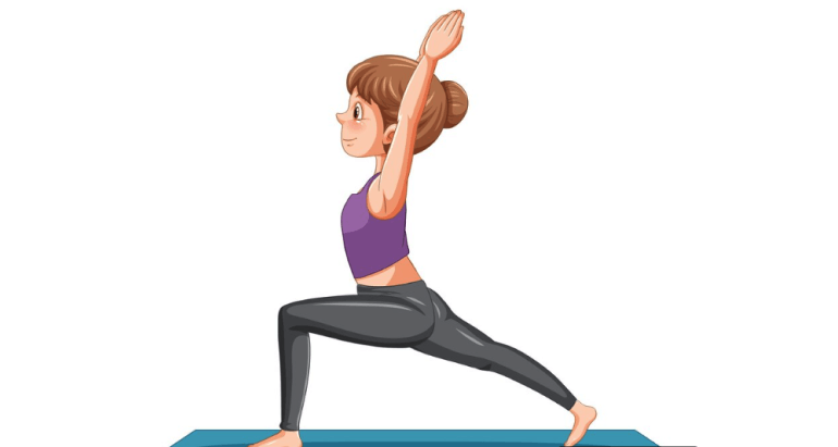 low lunge anjaneyasana