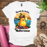 squash the doubts go mediterranean t shirt white