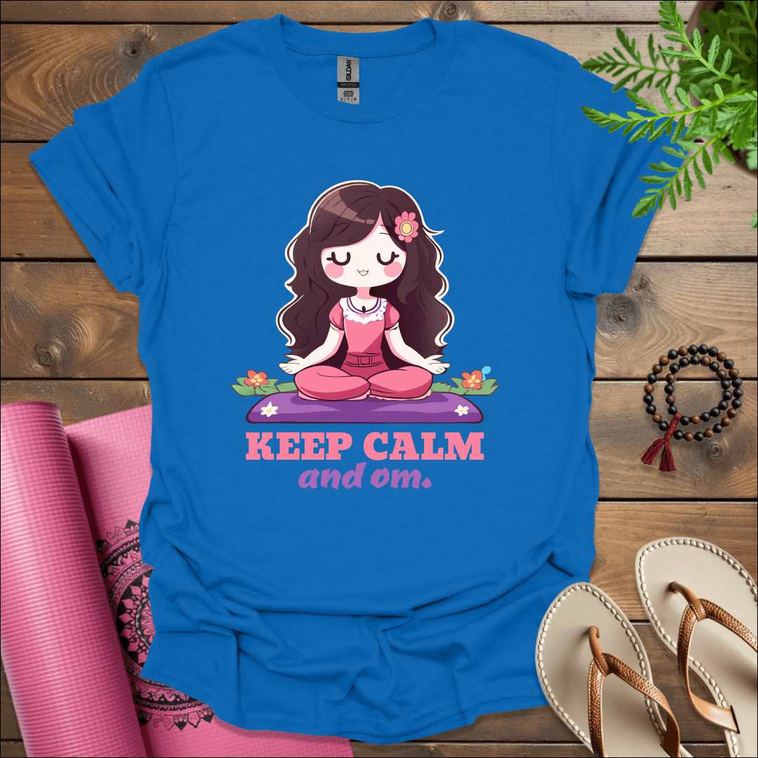 Keep calm and om. T-Shirt