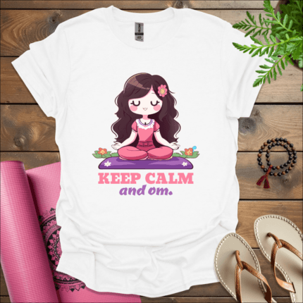 Keep calm and om. T-Shirt