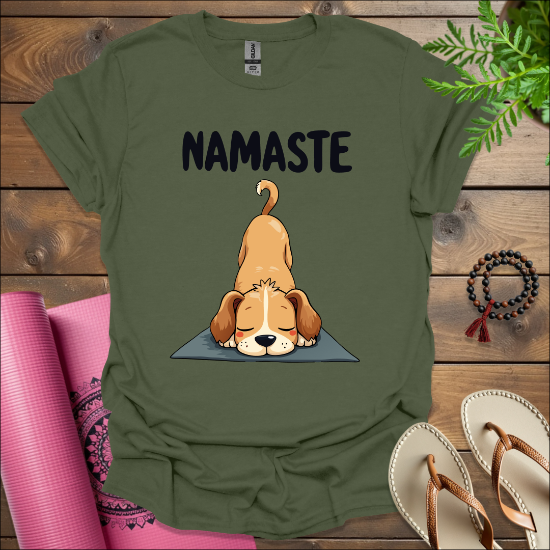 Namaste dog T-Shirt