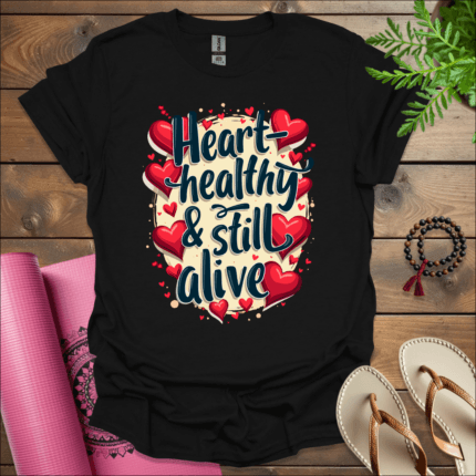 Heart-healthy & still alive T-Shirt