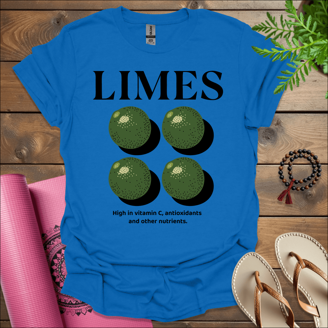 Limes: HIGH IN VITAMIN C, ANTIOXIDANTS, AND OTHER NUTRIENTS T-Shirt