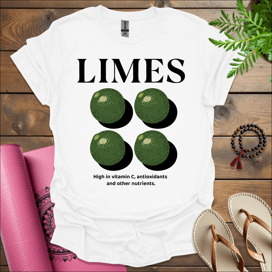 Limes: HIGH IN VITAMIN C, ANTIOXIDANTS, AND OTHER NUTRIENTS T-Shirt