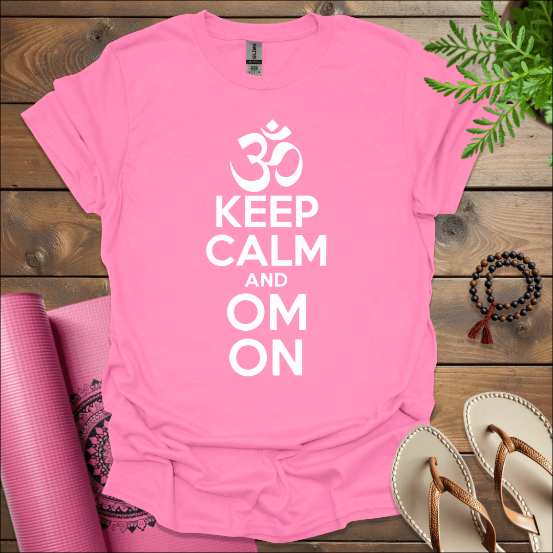 Keep Calm and Om On T-Shirt