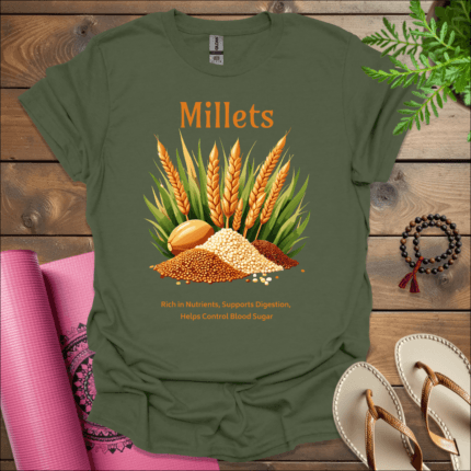 Millets: Rich in Nutrients, Supports Digestion, Helps Control Blood Sugar T-Shirt