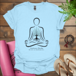 Diaphragmatic breathing - Breathe from your belly, find your centre. T-Shirt