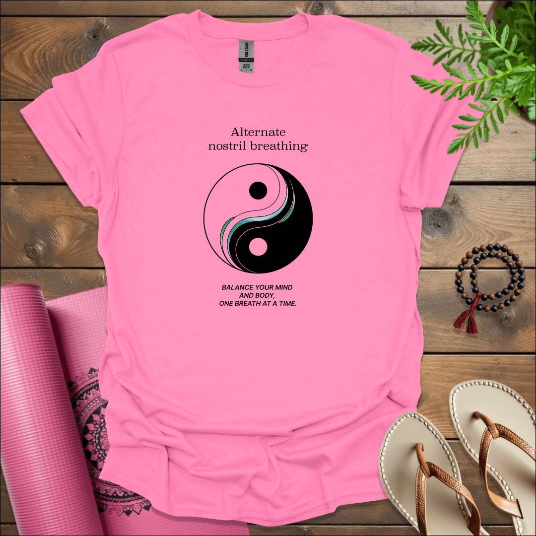 Alternate nostril breathing - Balance your mind and body, one breath at a time. T-Shirt