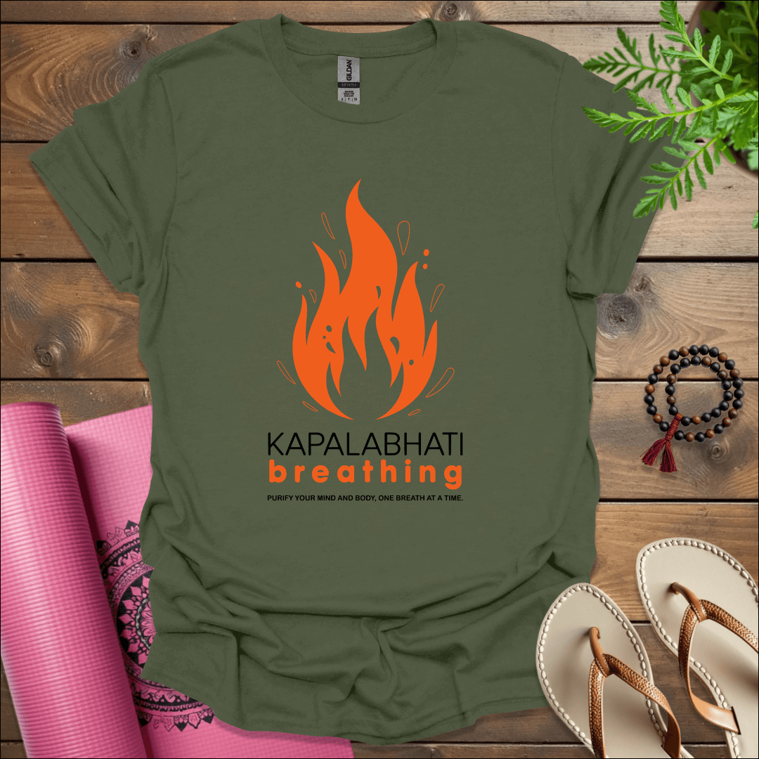 Kapalabhati breathing - Purify your mind and body, one breath at a time. T-Shirt