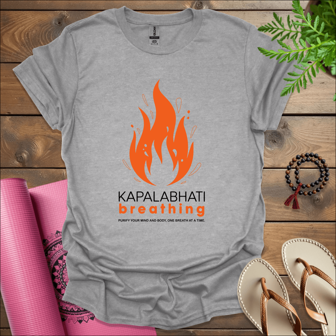 Kapalabhati breathing - Purify your mind and body, one breath at a time. T-Shirt