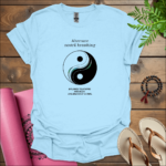 alternate nostril breathing balance your mind and body one breath at a time t shirt light blue