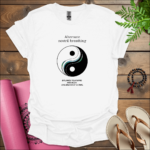 alternate nostril breathing balance your mind and body one breath at a time t shirt white