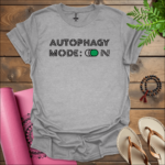 autophagy mode on t shirt sport grey