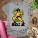 brocco lee t shirt sport grey