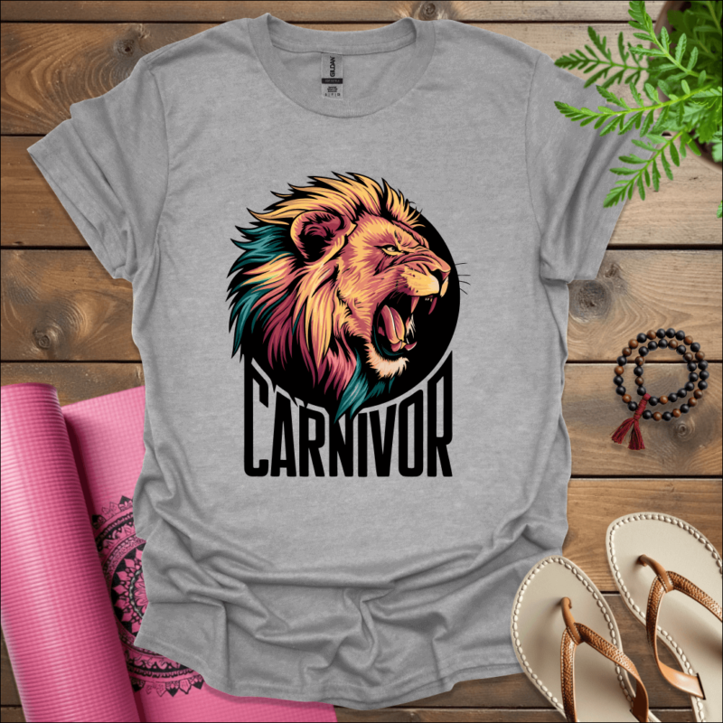 carnivor t shirt sport grey