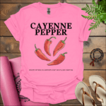 cayenne pepper boosts metabolism supports heart health aids digestion t shirt azalea