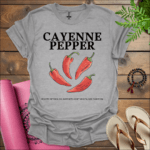 cayenne pepper boosts metabolism supports heart health aids digestion t shirt sport grey