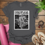 discipline over hunger t shirt charcoal
