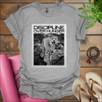 discipline over hunger t shirt sport grey