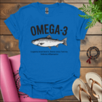 eat clean live green and be serene t shirt royal