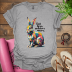 eat less achieve more t shirt sport grey
