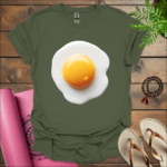 egg t shirt military green