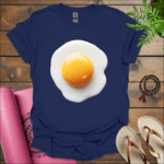 egg t shirt navy