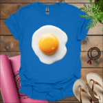 egg t shirt royal
