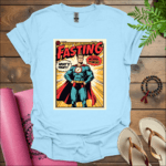 fastings my super power whats yours t shirt light blue