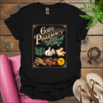 gods pharmacy t shirt black
