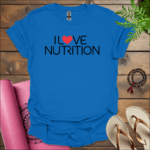 i love nutrition t shirt royal