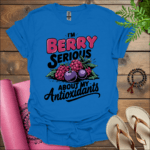 im berry serious about my antioxidants t shirt royal