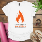 kapalabhati breathing purify your mind and body one breath at a time t shirt white