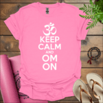 keep calm and om on t shirt azalea