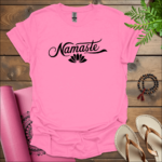 namaste t shirt azalea