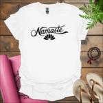 namaste t shirt white