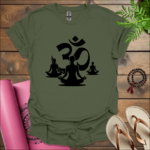 om t shirt military green