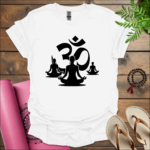 om t shirt white