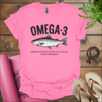omega 3 supports heart health ‘boosts brain function and ‘reduces inflammation t shirt azalea