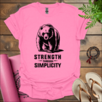 strength through simplicity t shirt azalea
