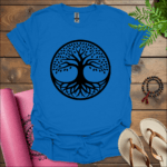 tree of life t shirt royal