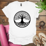 tree of life t shirt white