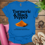 turmeric black pepper enhances curcumin absorption fights inflammation supports joint health t shirt royal