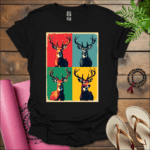 venison t shirt black