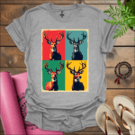 venison t shirt sport grey