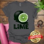 a twist of lime t shirt charcoal
