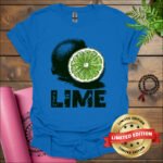 a twist of lime t shirt royal