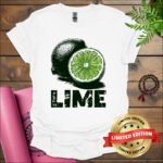 a twist of lime t shirt white