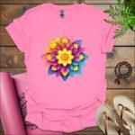 bright flower t shirt azalea