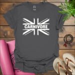 british carnivore t shirt charcoal